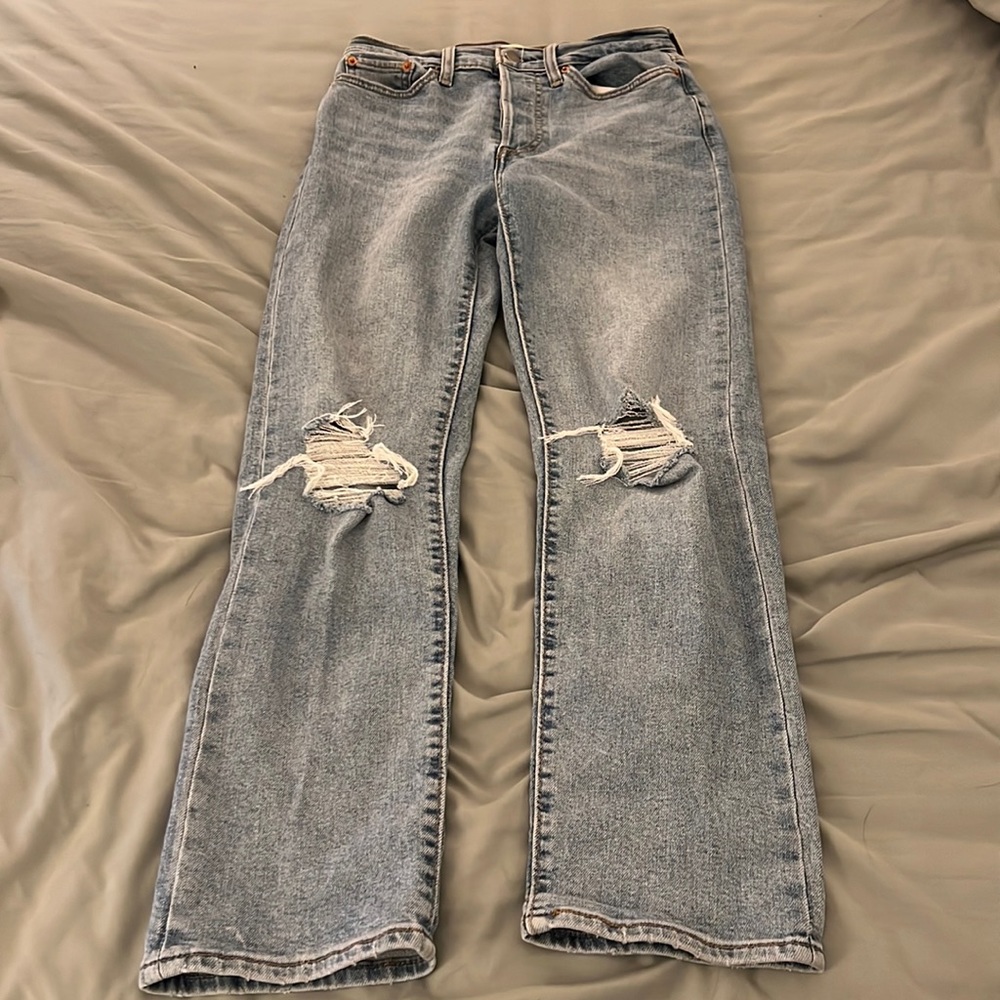 Levis wedgie straight leg denim